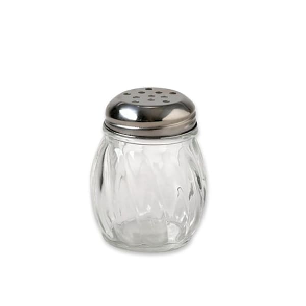 Gemco Gemco Clear/Silver Glass/Stainless Steel Cheese Shaker 5 oz 5078568 - main